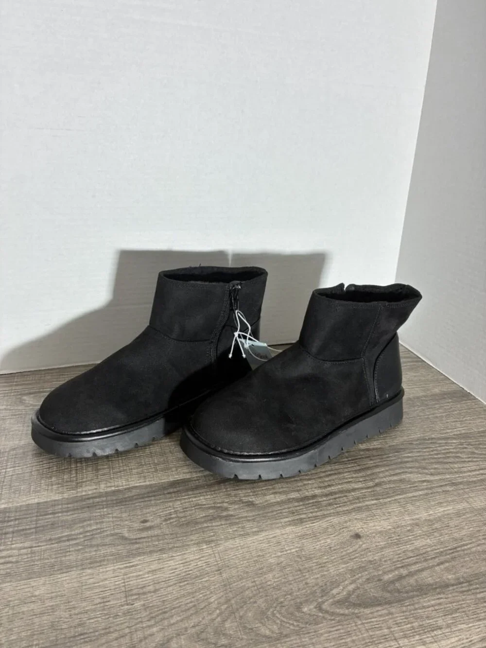 Cat And Jack Girls Black Honor Flux Boots, Size US 3, New